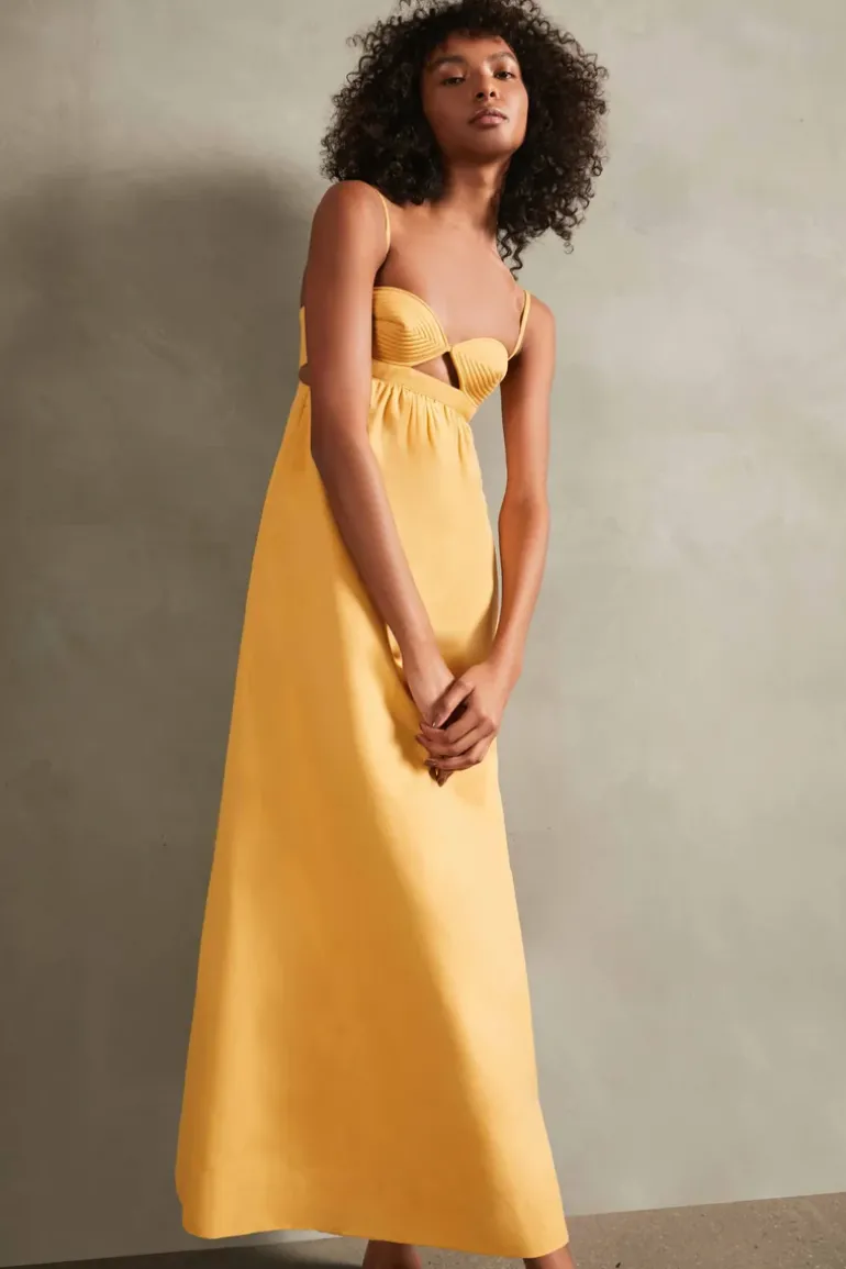 Matelasse Cotton Long Dress