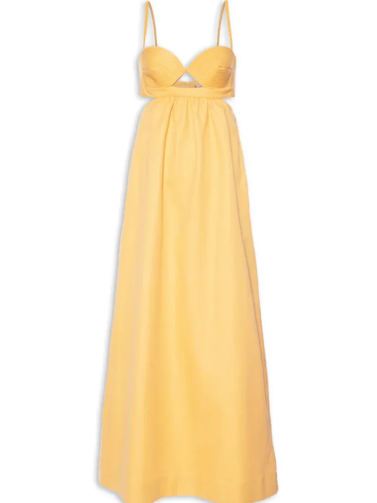 Matelasse Cotton Long Dress