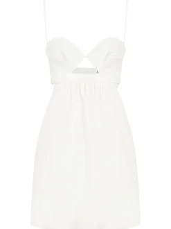 Matelasse Cotton Short Dress