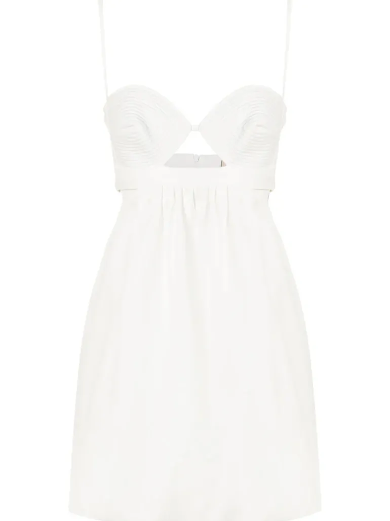 Matelasse Cotton Short Dress