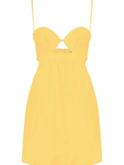 Matelasse Cotton Short Dress