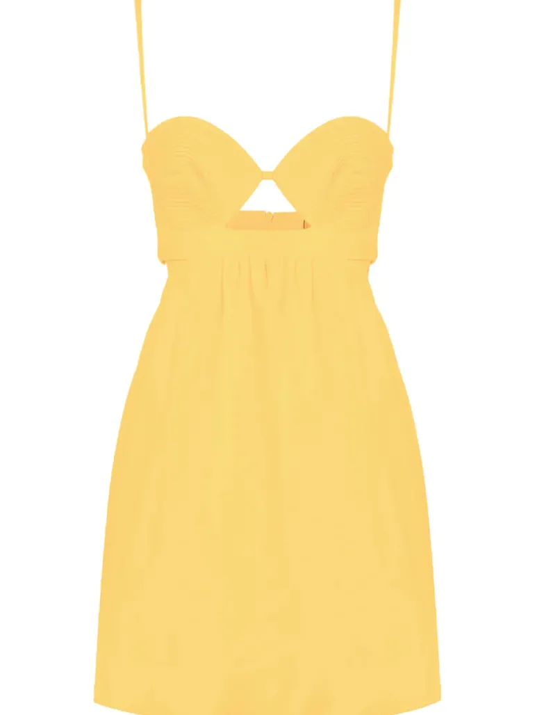 Matelasse Cotton Short Dress