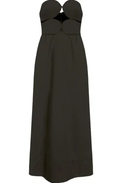 Matelasse Strapless Long Dress