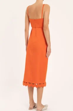 Moves Midi Dress With Straps
