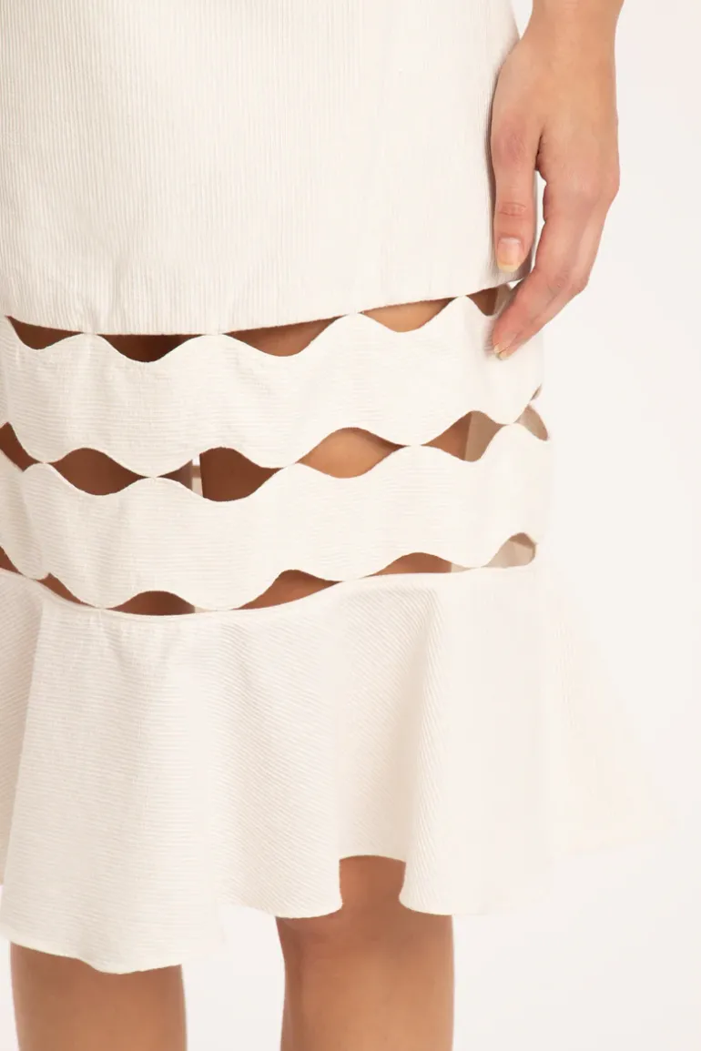 Moves Ruffled Short Skirt