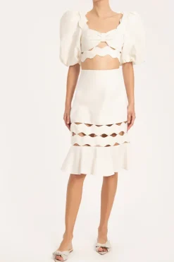 Moves Ruffled Short Skirt