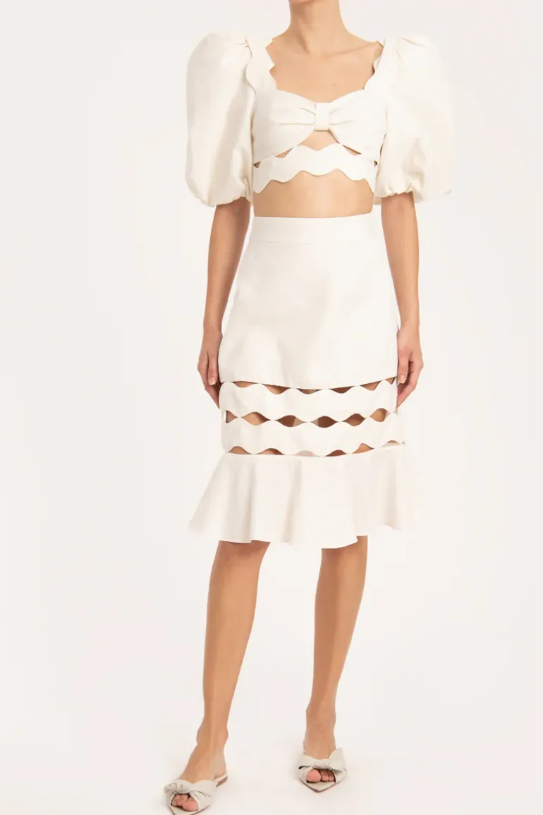 Moves Ruffled Short Skirt