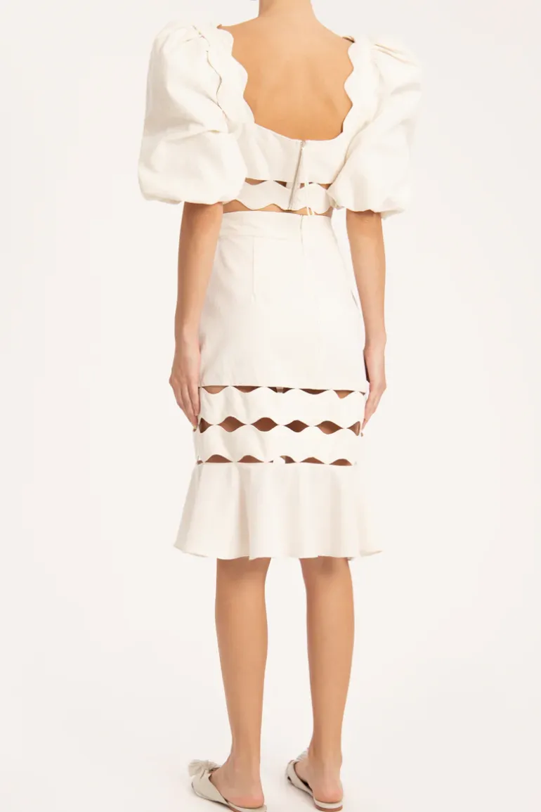 Moves Ruffled Short Skirt