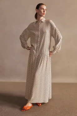 New Pois Long Chemise Dress