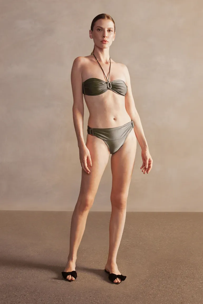 New Pois Solid Hoops Bikini