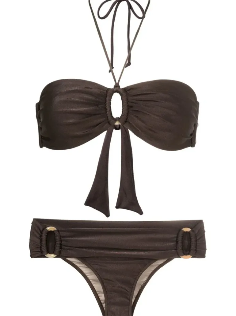 New Pois Solid Hoops Bikini