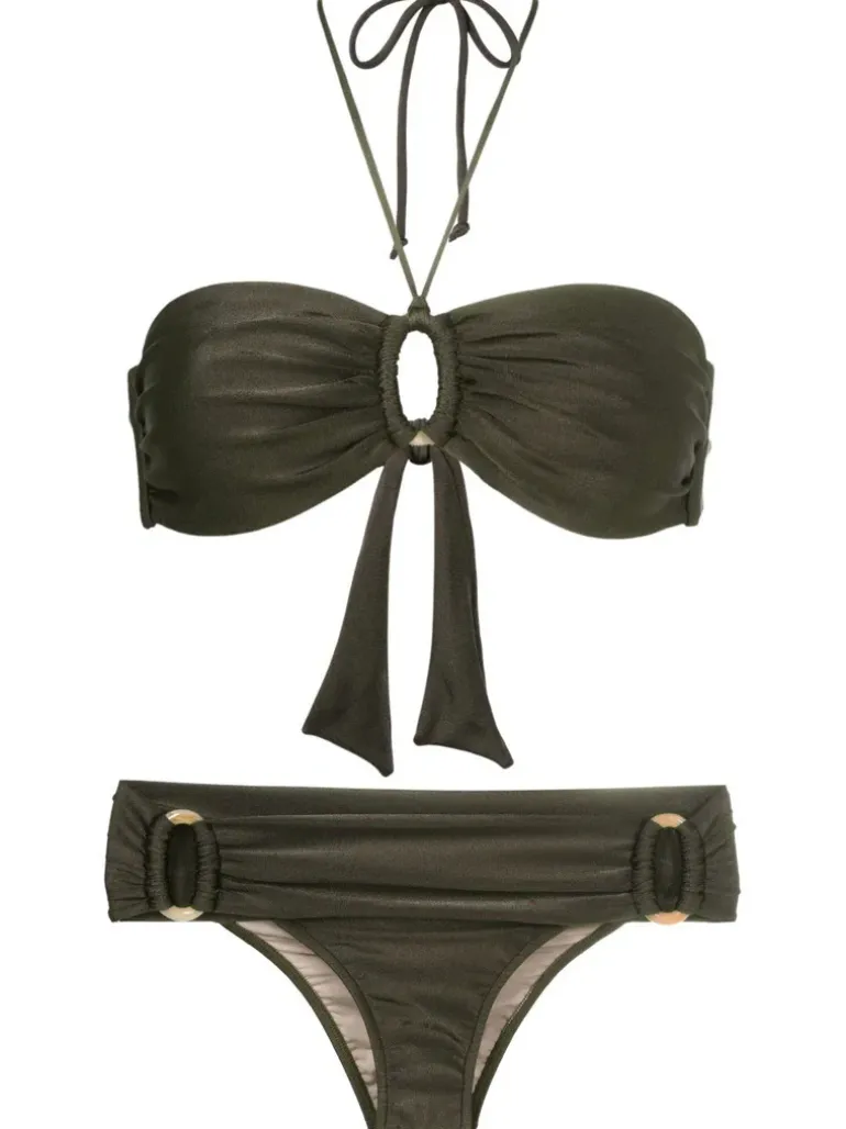 New Pois Solid Hoops Bikini