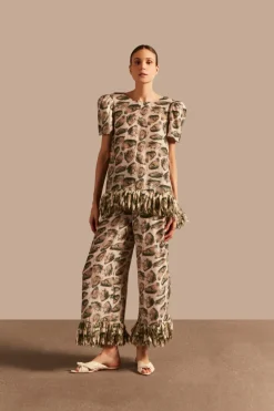 Oysters Fringes Pants