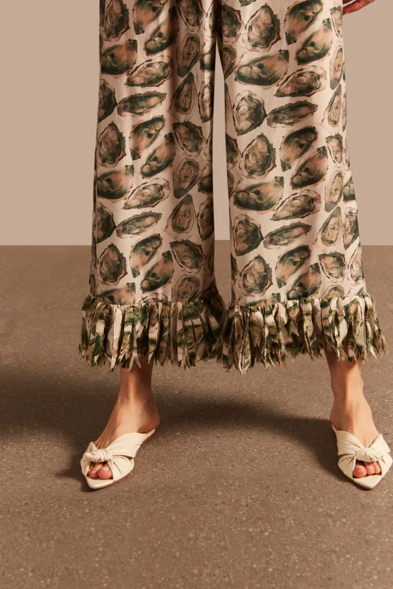 Oysters Fringes Pants