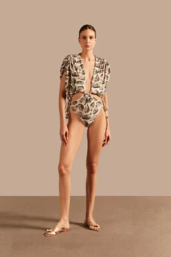 Oysters High-Leg Bodysuit