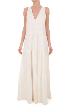 Porto V-Neck Long Dress