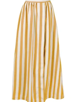 Riviera Striped Long Skirt