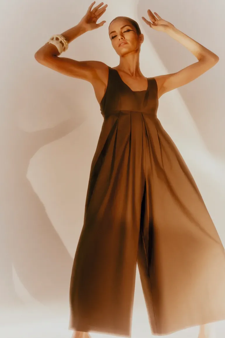 Safari Solid Jumpsuit