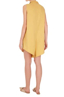 Safari Solid Playsuit with Pockets