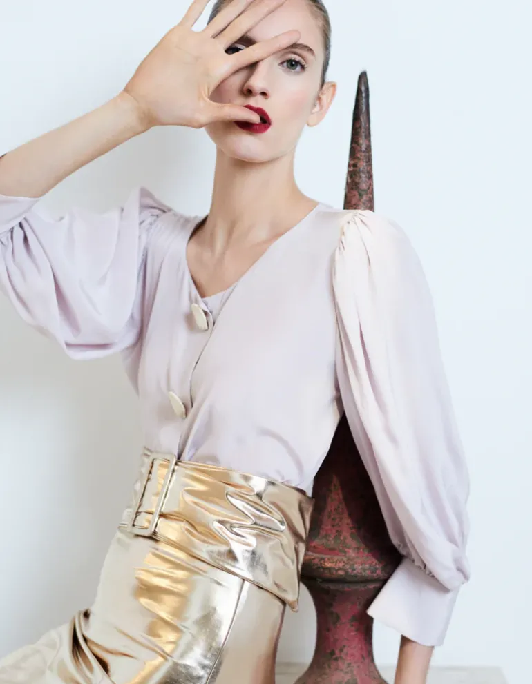 Soleil Shirt With Seashell Buttons