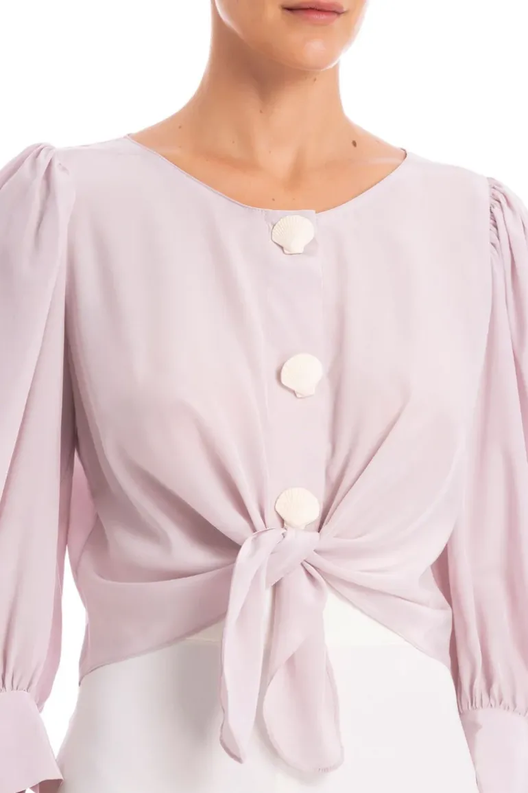 Soleil Shirt With Seashell Buttons
