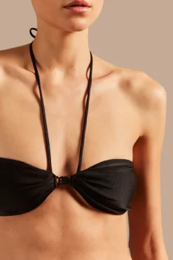 Solid AD Halterneck Bikini