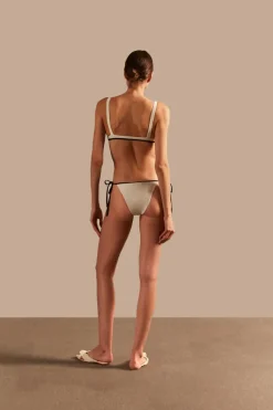 Solid AD Tie-Side Bikini