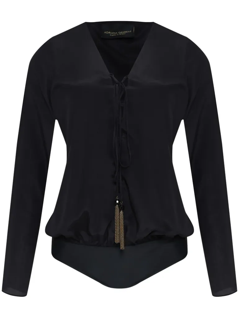 Solid Black Bodysuit