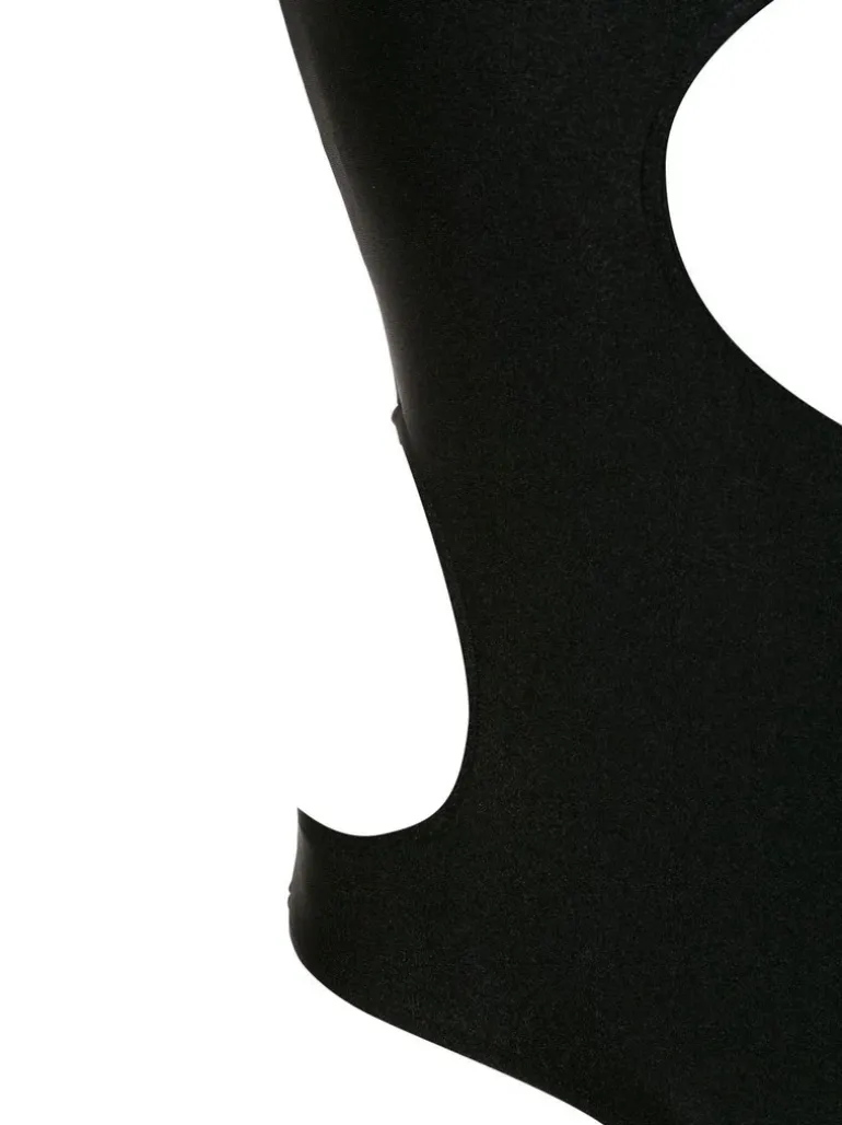 Solid Cut-Out Swimsuit