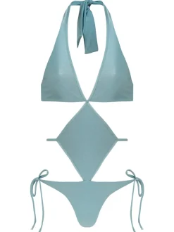 Solid Cut-Out Swimsuit