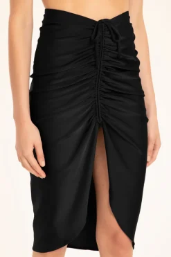 Solid Frilled Skirt