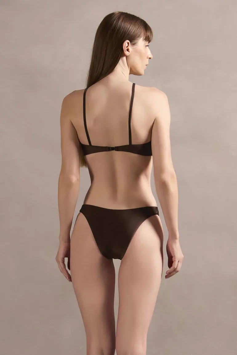 Solid Halterneck Bikini