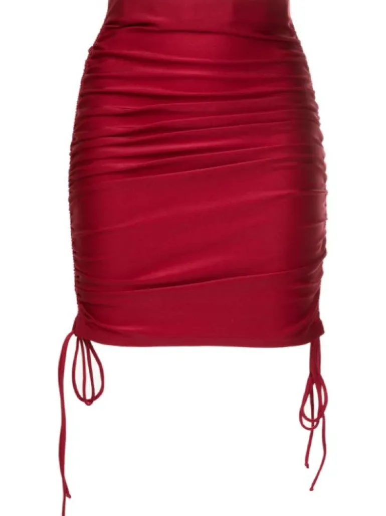 Solid Hearts Frilled Skirt