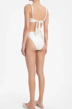 Solid High-leg Bikini With Straps
