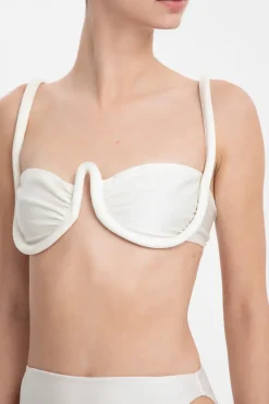 Solid High-leg Bikini With Straps