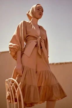 Solid Pantacourt Pants With Hoop