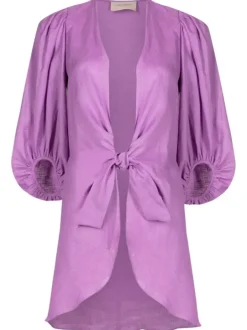 Solid Shirt With Voluminous Sleeves