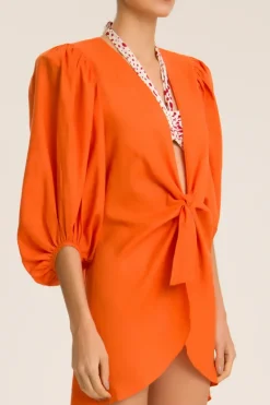 Solid Shirt With Voluminous Sleeves
