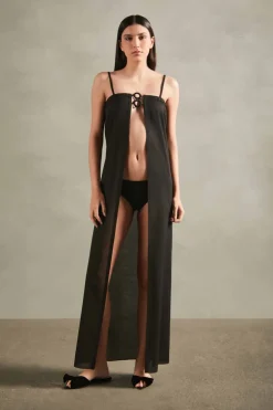 Timeless Long Dress With Front Slit