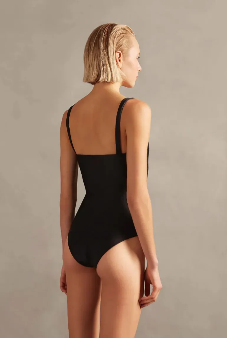 Timeless Swimsuit With Hoops