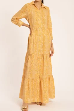 Tortoise Long Chemise With Buttons