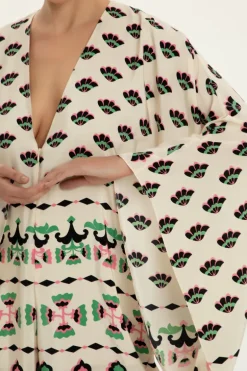 Twisted Flower V-Neck Jumpsuit