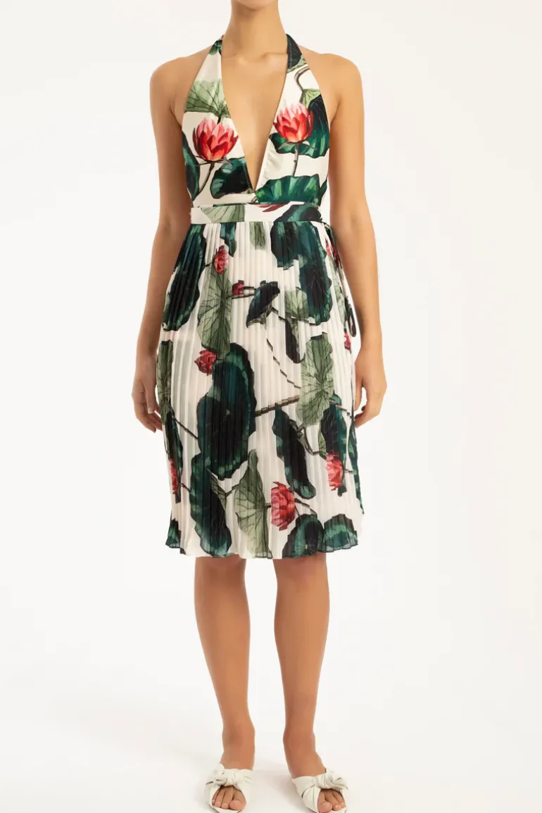 Victoria Regia Pareo Pleated Skirt