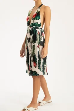 Victoria Regia Pareo Pleated Skirt