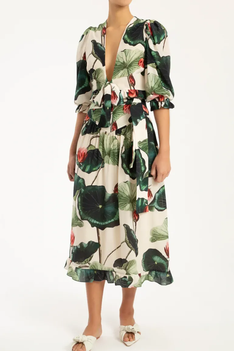 Victoria Regia Ruffled Blouse