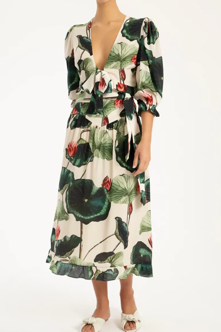 Victoria Regia Ruffled Blouse