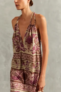 Vintage Citronelle Long Dress With Straps