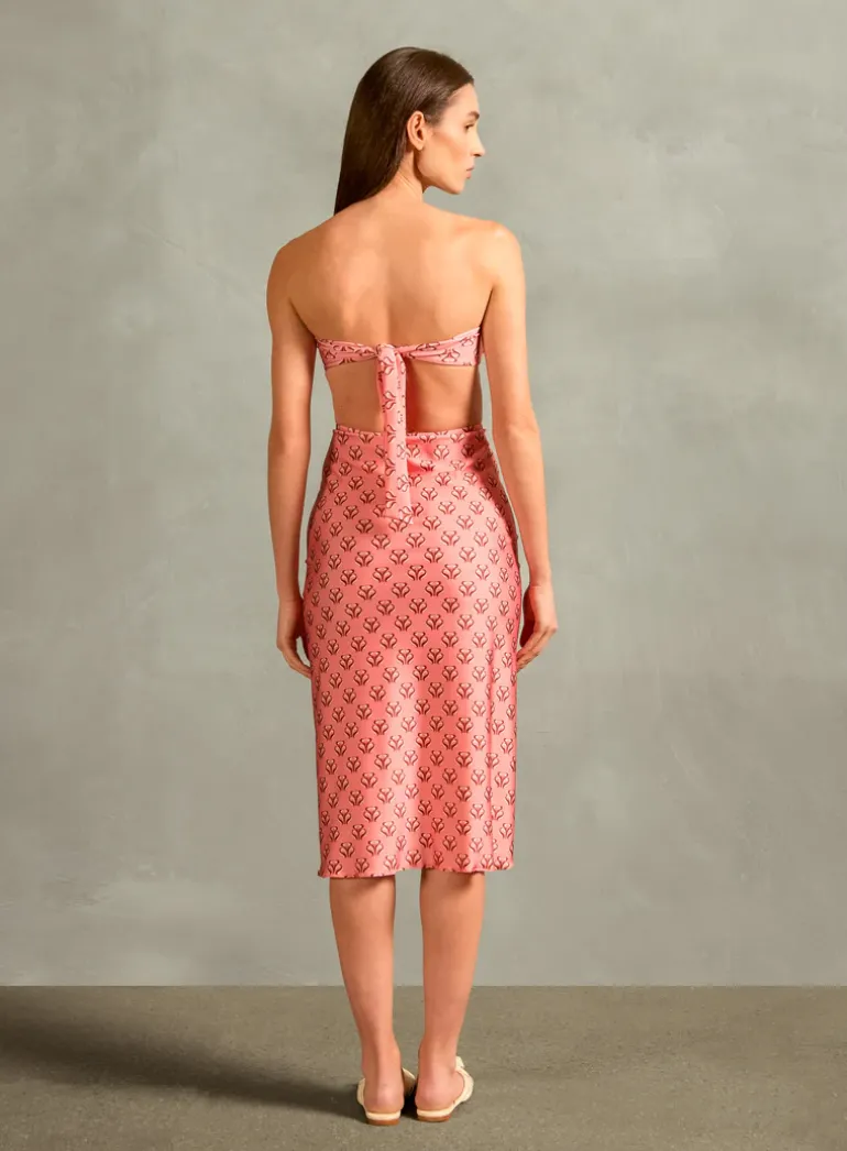 Vintage Lily Frilled Midi Skirt