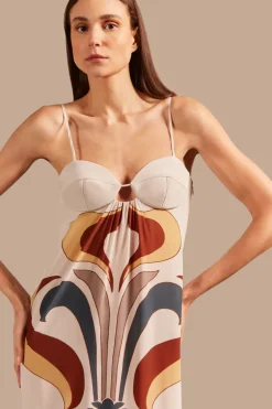 Vintage Lily Long Dress With Straps