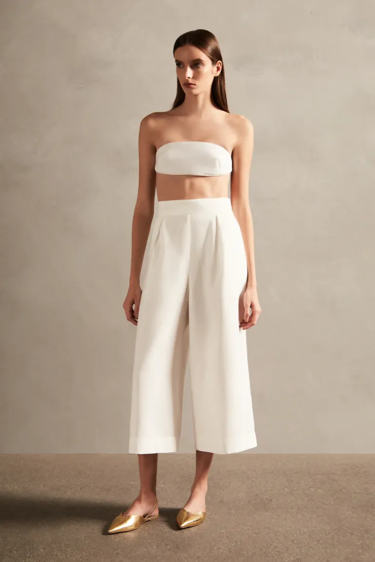 Vintage Orchid Solid Bandeau Top